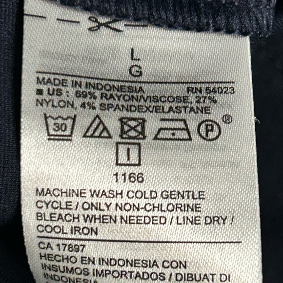 NWT- Old Navy size L , Stevie Leggins navy blue - Picture 9 of 9